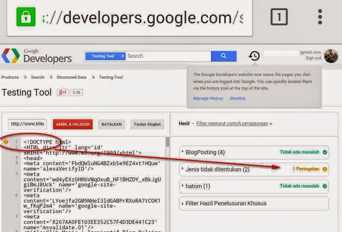 memilih template untuk blog