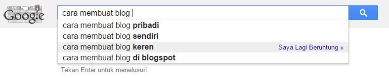 Google Search Auto Suggestion