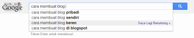 Google Search Auto Suggestion 