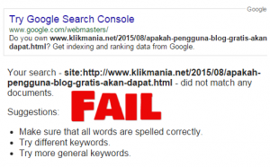 Memperbaiki Kesalahan Saat Menggunakan Fetch AS Google