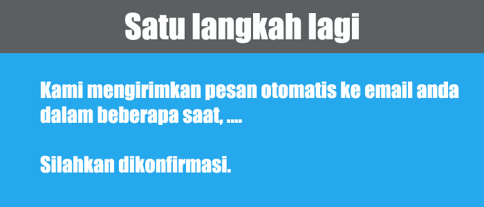 konfirmasi berlangganan