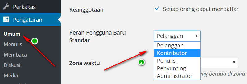 Membuat halaman register