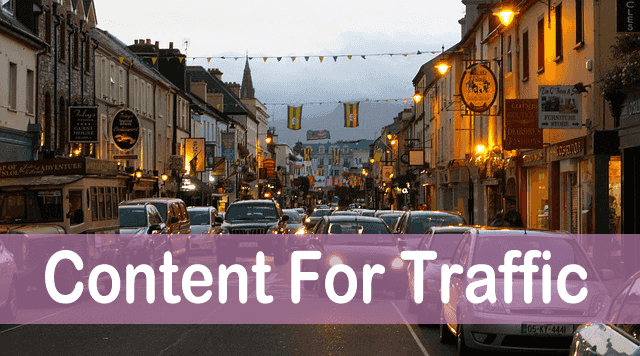 konten yang menghasilkan trafik