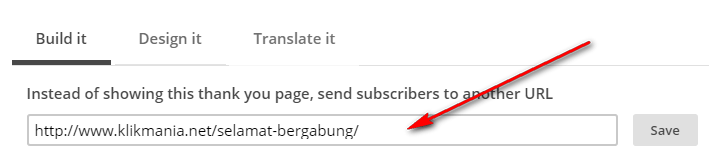 menggunakan mailchimp