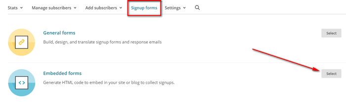 menggunakan mailchimp