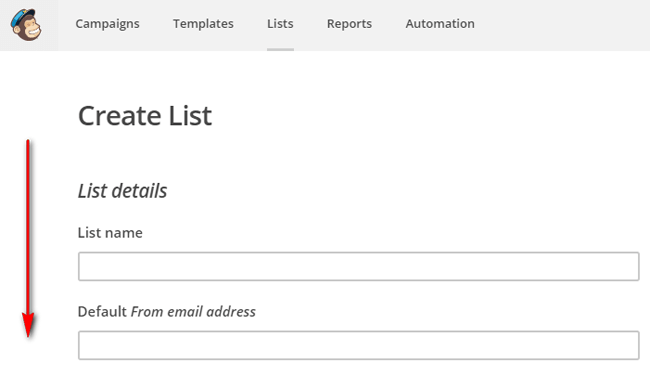 menggunakan mailchimp