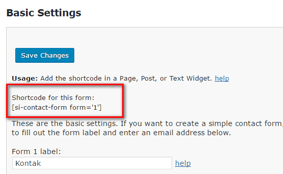 membuat contact form