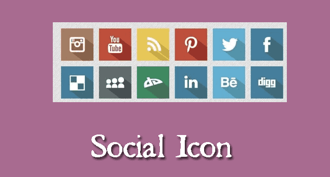 Membuat Social Icon