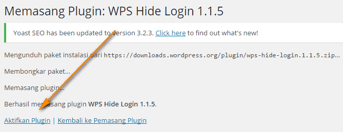 Mengganti Halaman Login