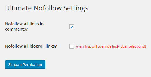 membuat link nofollow