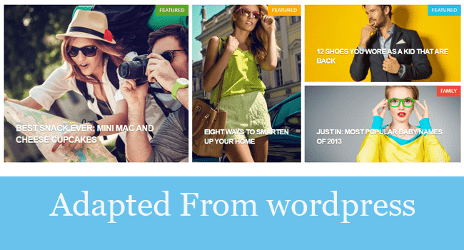 Wordpress converted Blogger templates