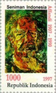 Affandi_1997_Indonesia_stamp