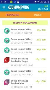 Aplikasi Pulsa Gratis