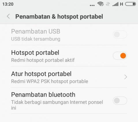 Cara Membuat Wifi Sendiri di HP Xiaomi