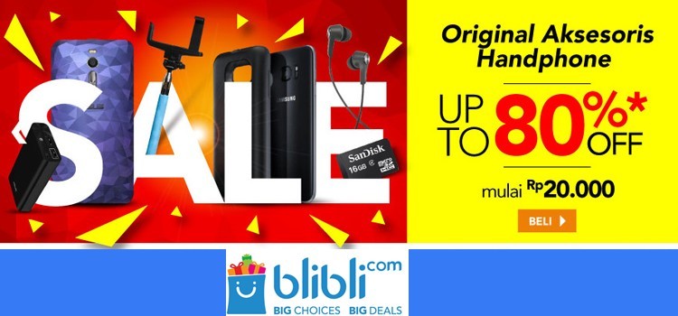 Pembelian handphone di Blibli.com