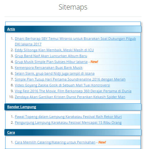 sitemaps