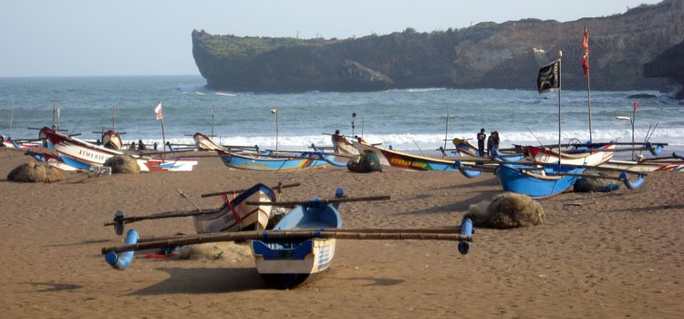 Pantai di Yogyakarta