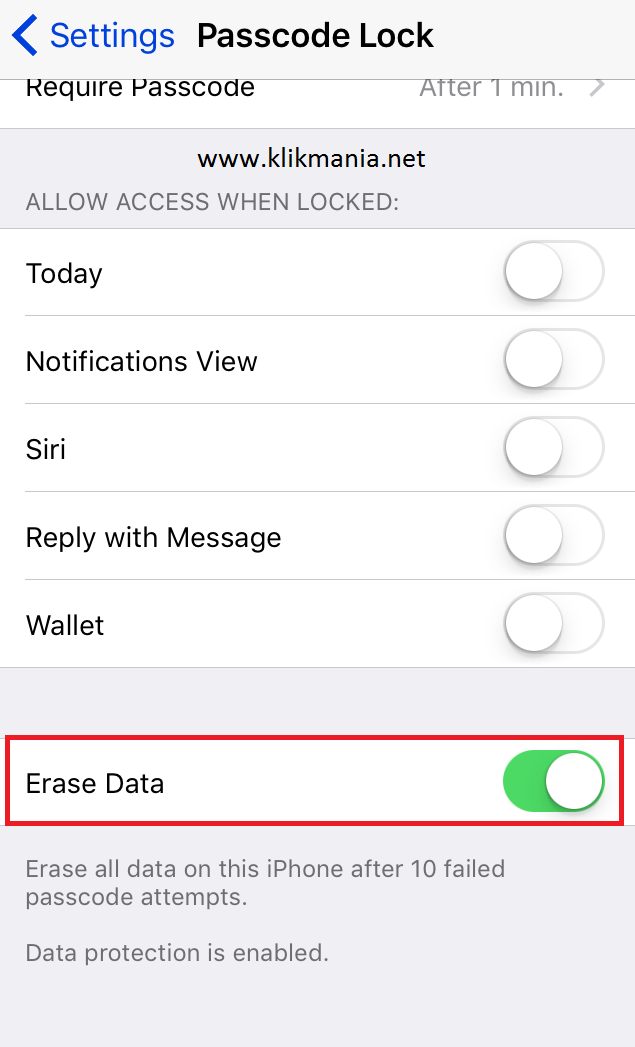 Tips Keamanan iphone