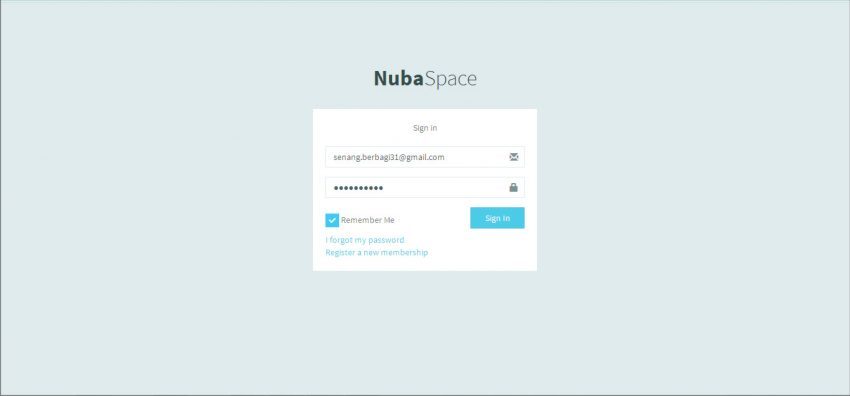 nubaspace login
