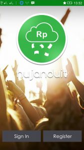 Pendaftaran Aplikasi Hujan Duit