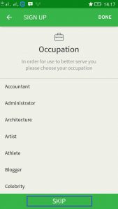 Step terakhir pendaftaran