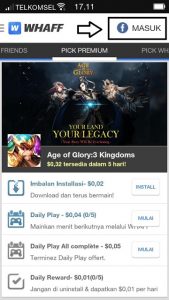 Aplikasi Whaff Rewards