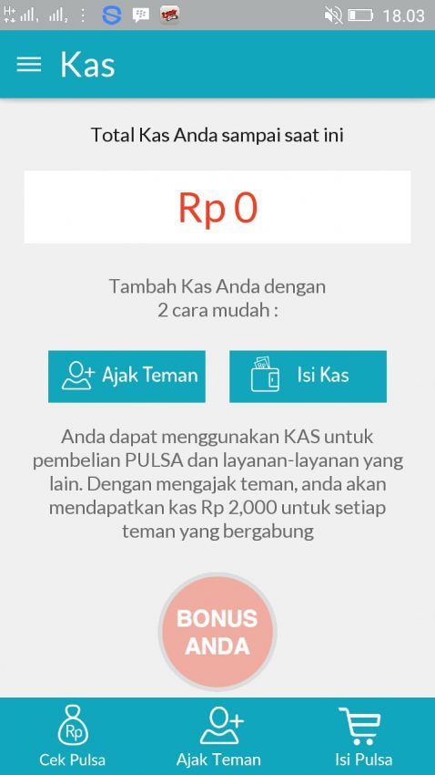 gratis pulsa terbaru
