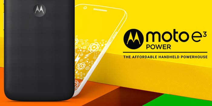 fitur smartphone Moto E3 Power