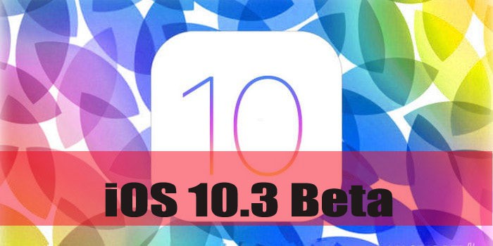 iOS 10.3Versi Beta