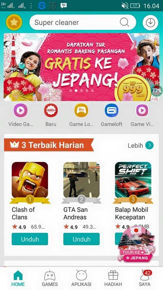 promo gratis 9apps