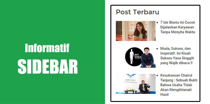 kriteria template blog