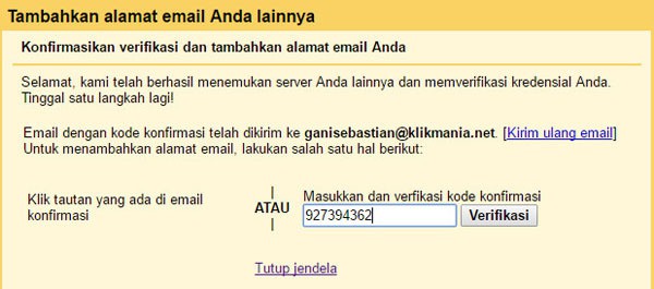 mengirim webmail dengan Gmail