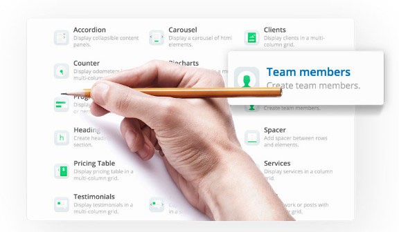 kriteria template blog