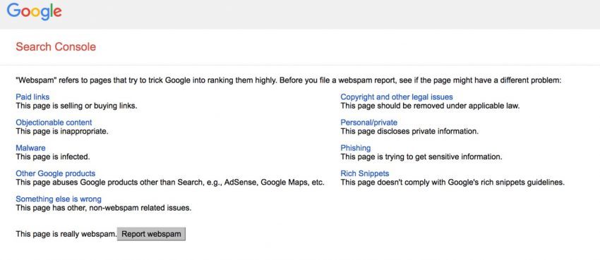 5 Strategi SEO beresiko yang mungkin berhasil untuk website kamu-google report
