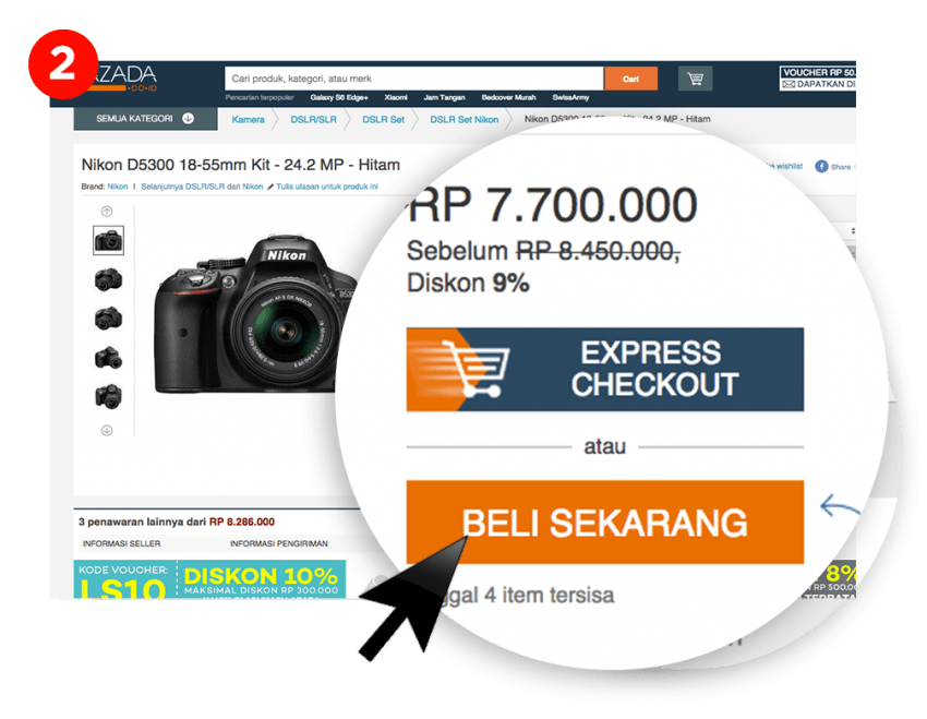Belanja di situs ecommerce Indonesia