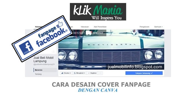 cara desain cover fanpage facebook