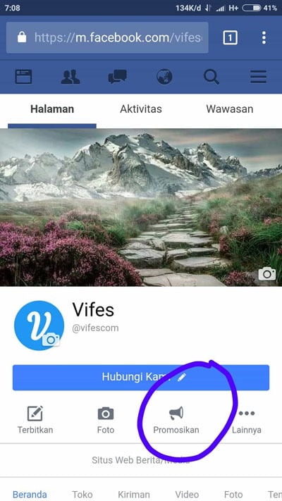 beriklan di facebook