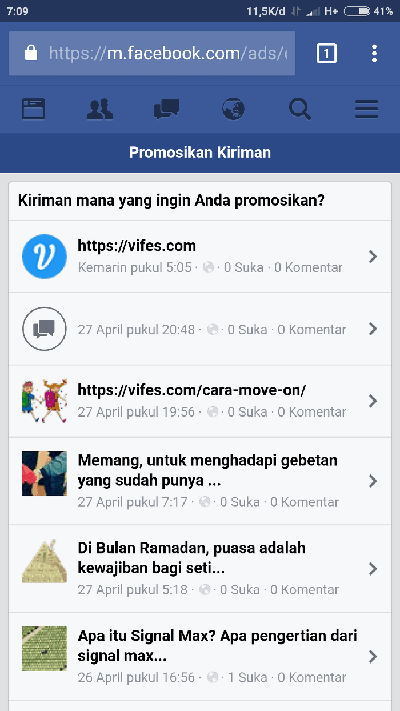 beriklan di facebook