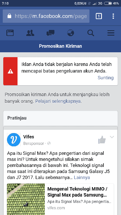 beriklan di facebook