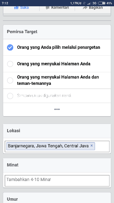 beriklan di facebook
