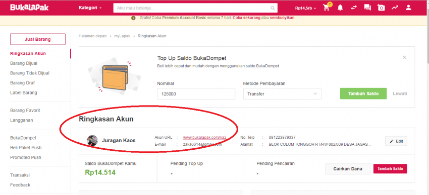 cara daftar di situs bukalapak