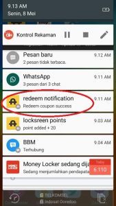 Redeem Pang android sukses