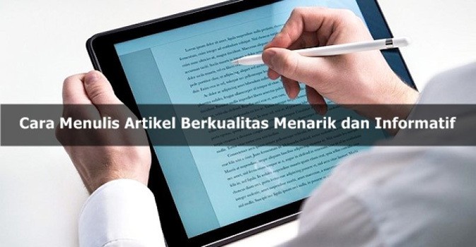 cara menulis artikel