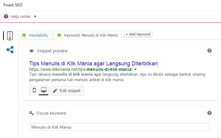 Menulis di Klik Mania