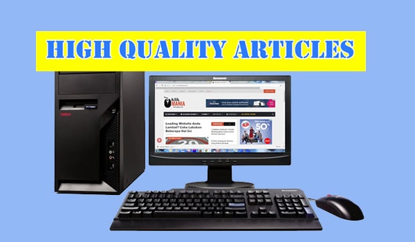 artikel berkualitas tinggi