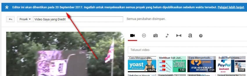 video editor youtube