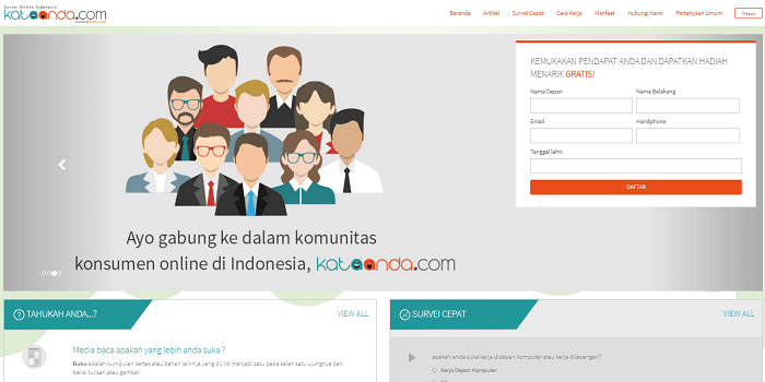 Situs Survei KataAnda