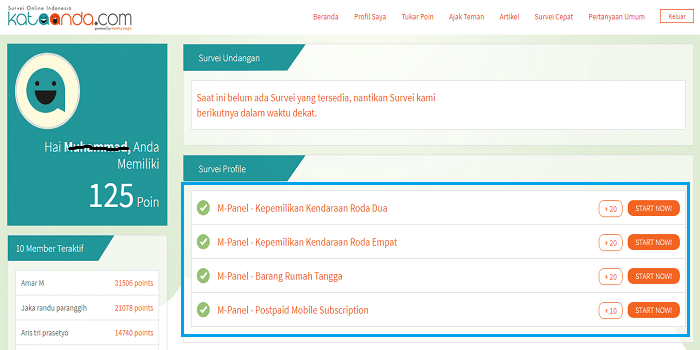 Cara Kerja di situs kataanda