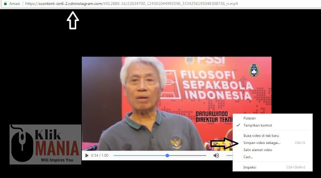 Cara Download Video Instagram