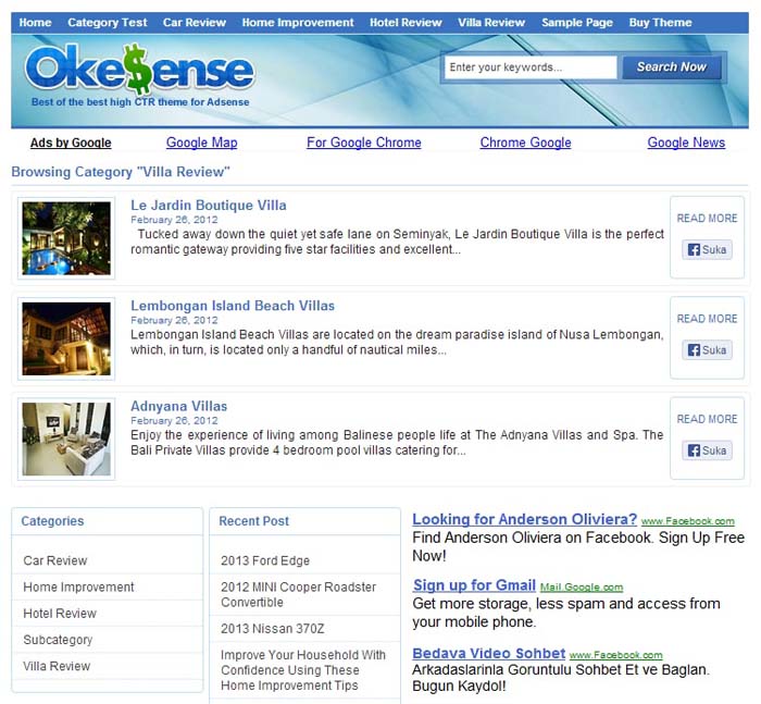 okesense theme wordpress super seo2
